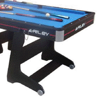 BCE / Riley - 5ft Folding Pool Table with Deluxe Accessories (FP-5B+)