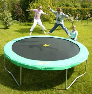 Bazoongi 12ft High Jump Trampoline