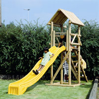 Hout Land Play Tower Activity Play Centre Wooden Climbing Frame UK