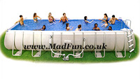 Intex Swimming Pool Rectangular UK Frame Pools Cover Above Ground AGP