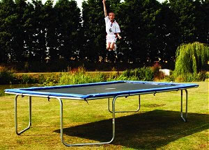 Gold Rectangular Z20 Trampoline UK Trampolines